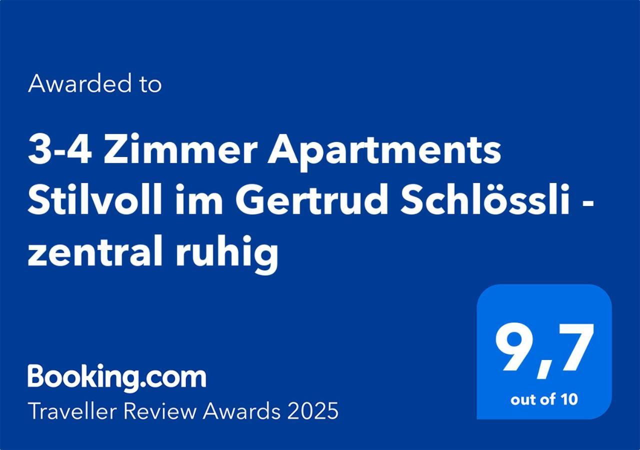 2-4 Zimmer Apartments Stilvoll Im Gertrud Schloessli - Zentral Ruhig سانت غالن المظهر الخارجي الصورة